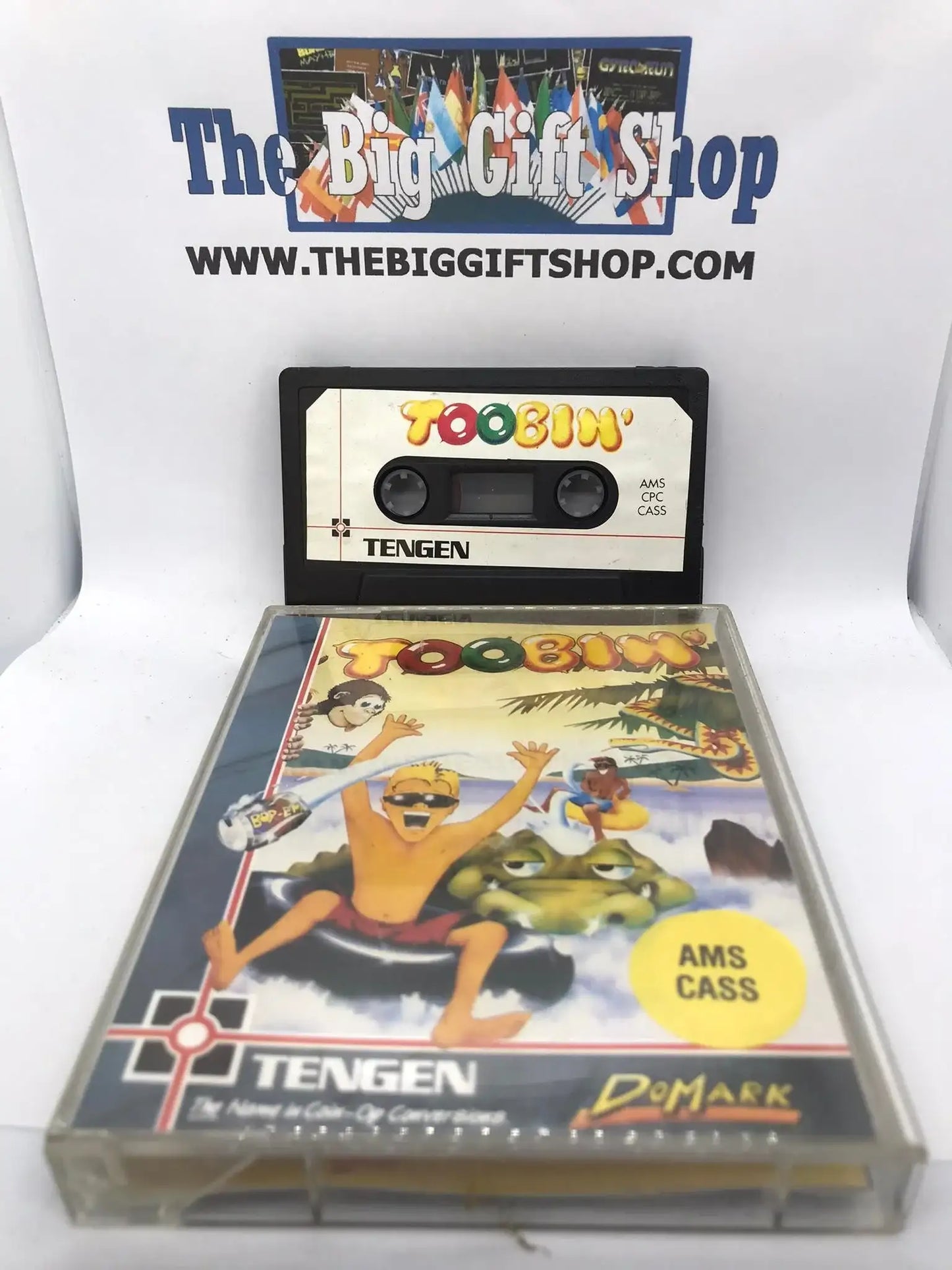 Toobin', CPC 464 / 664, Released by Domark Ltd Magretro
