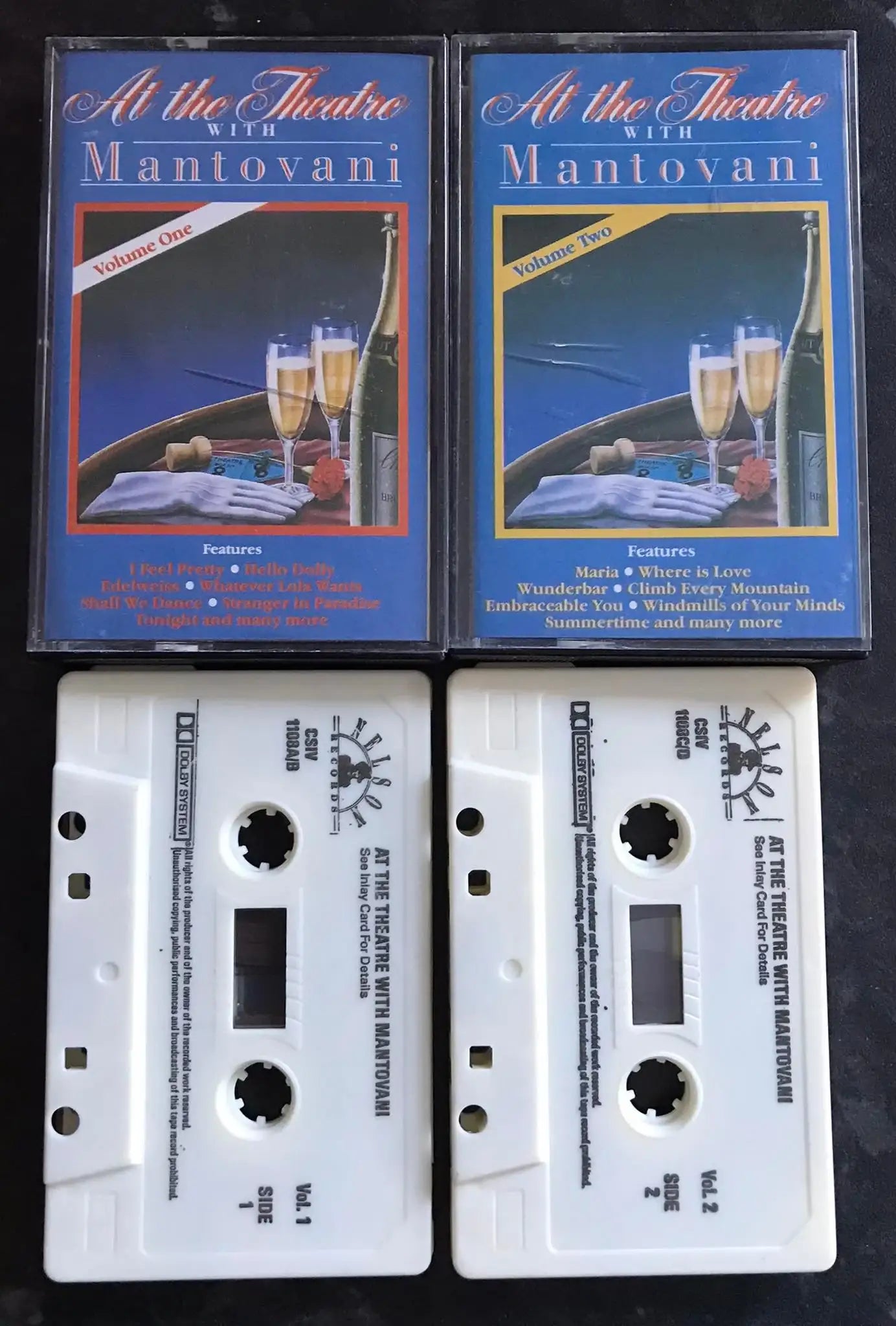 At The Theatre with Mantovani Album, Double Cassette, CSIV 1108-A Magretro