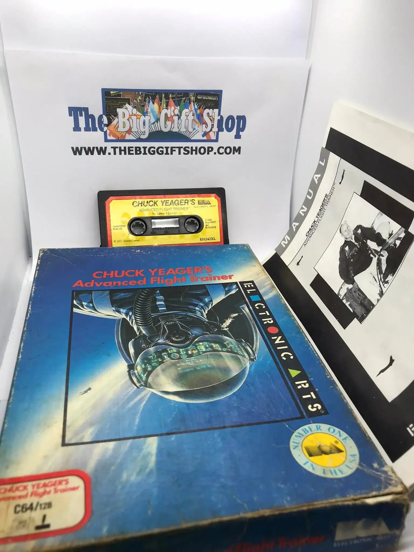 Chuck Yeager's Advanced Flight Trainer, C64, Released by Electronic Arts Magretro