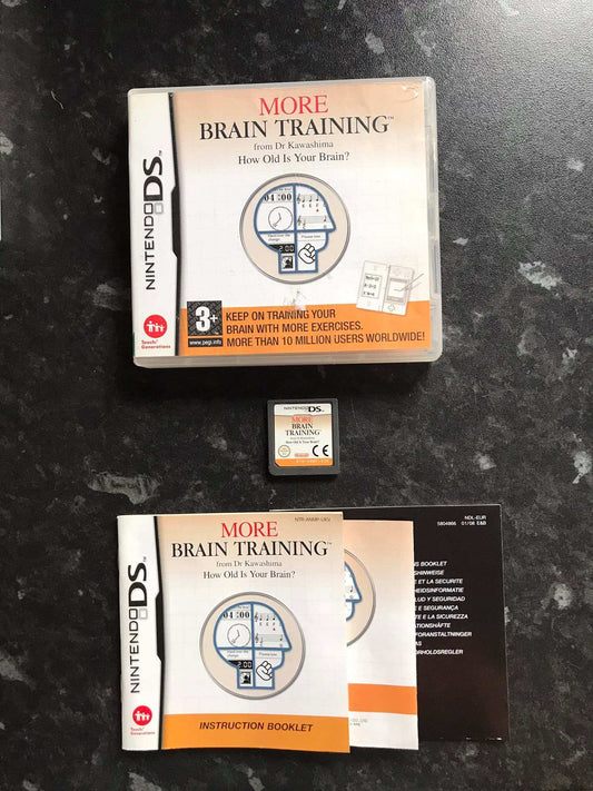 More Brain Training from Dr Kawashima'- Nintendo DS Magretro
