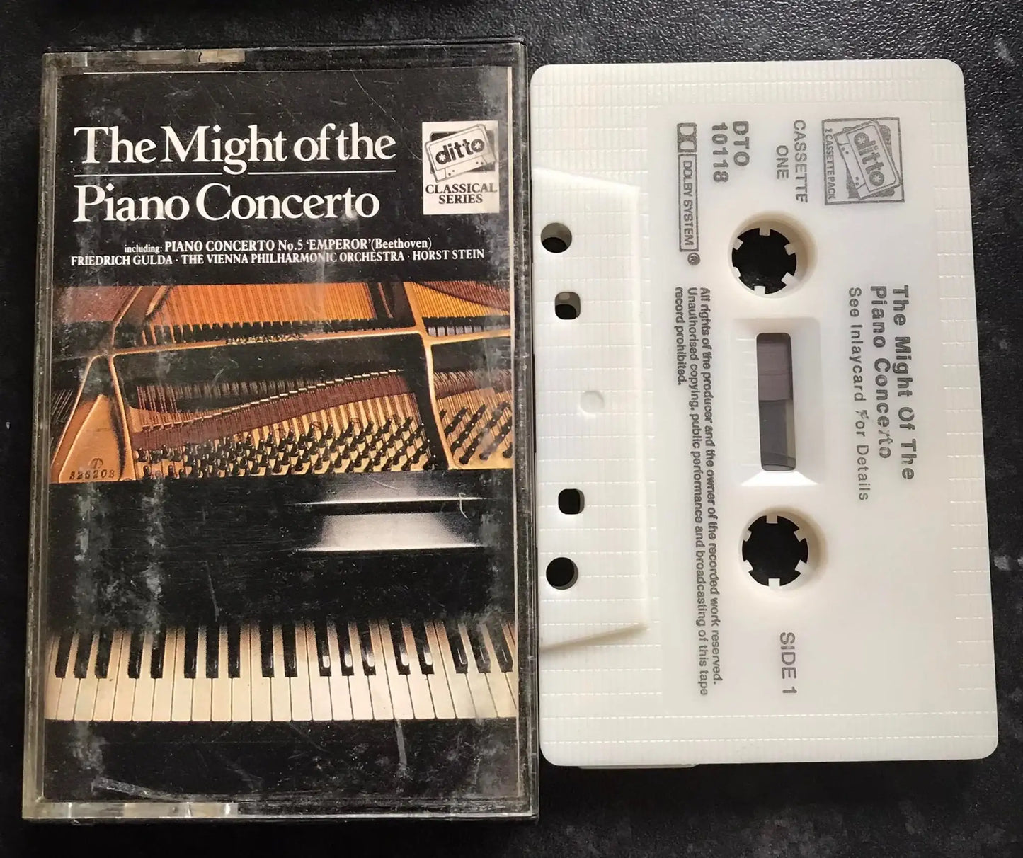 The Might of the Piano Concerto, Cassette One, DTO 10118A, Vintage Cassette Magretro