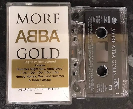 More ABBA Gold Album, POLYDOR, POLAR RECORDS, 519 353-4, Vintage Cassette Magretro