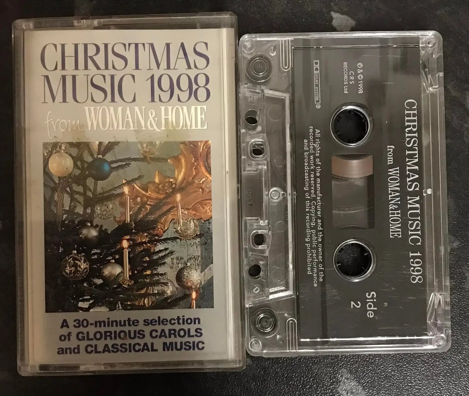 Christmas Music 1998, from Woman & Home, Vintage Cassette Magretro