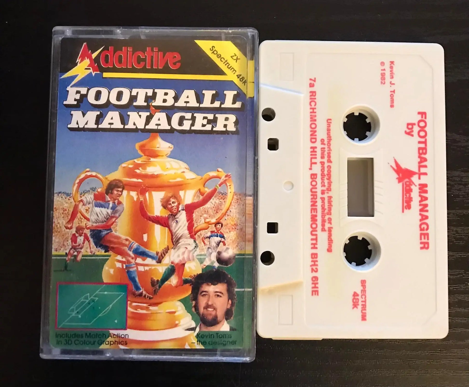 Football Manager 1982, ZX Spectrum by Addictive games, Working Magretro