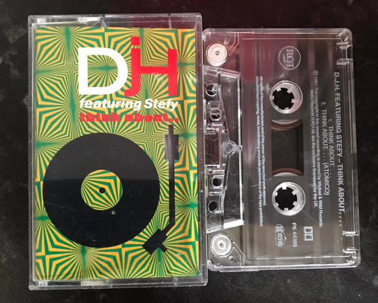 D.J.H. FEATURING STEFY - 'Think About...' Cassette Tape Single, RCA, PK 44385 Magretro