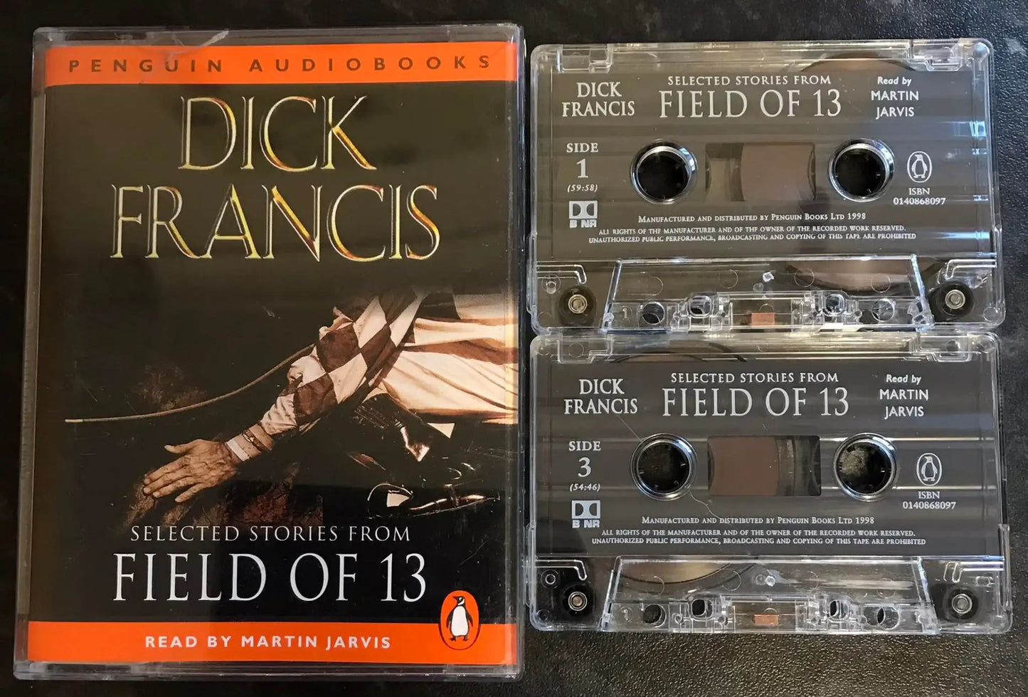 Selected Stories from Field of 13 Audiobook, Dick Francis, Vintage Cassette Magretro