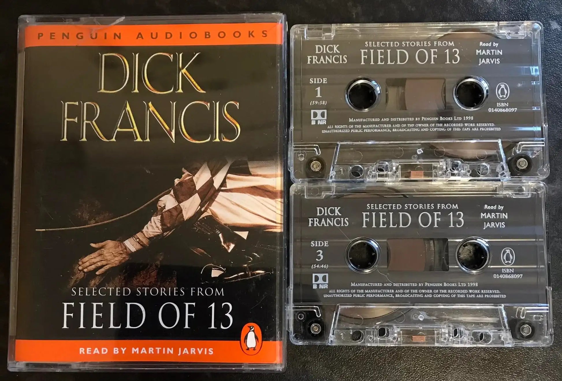 Selected Stories from Field of 13 Audiobook, Dick Francis, Vintage Cassette Magretro