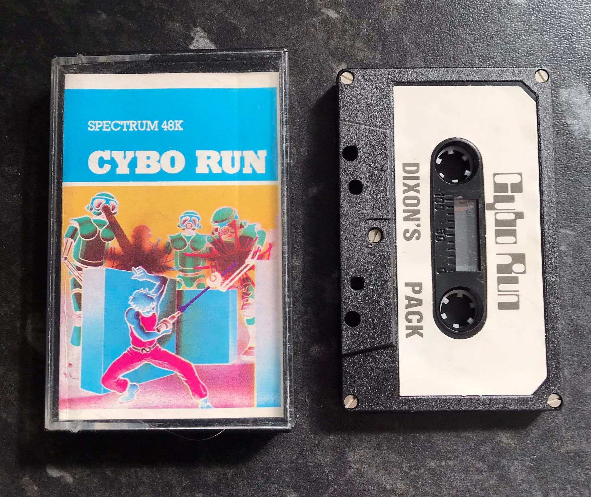Cybo Run (Working), ZX Spectrum, by Dixons Magretro