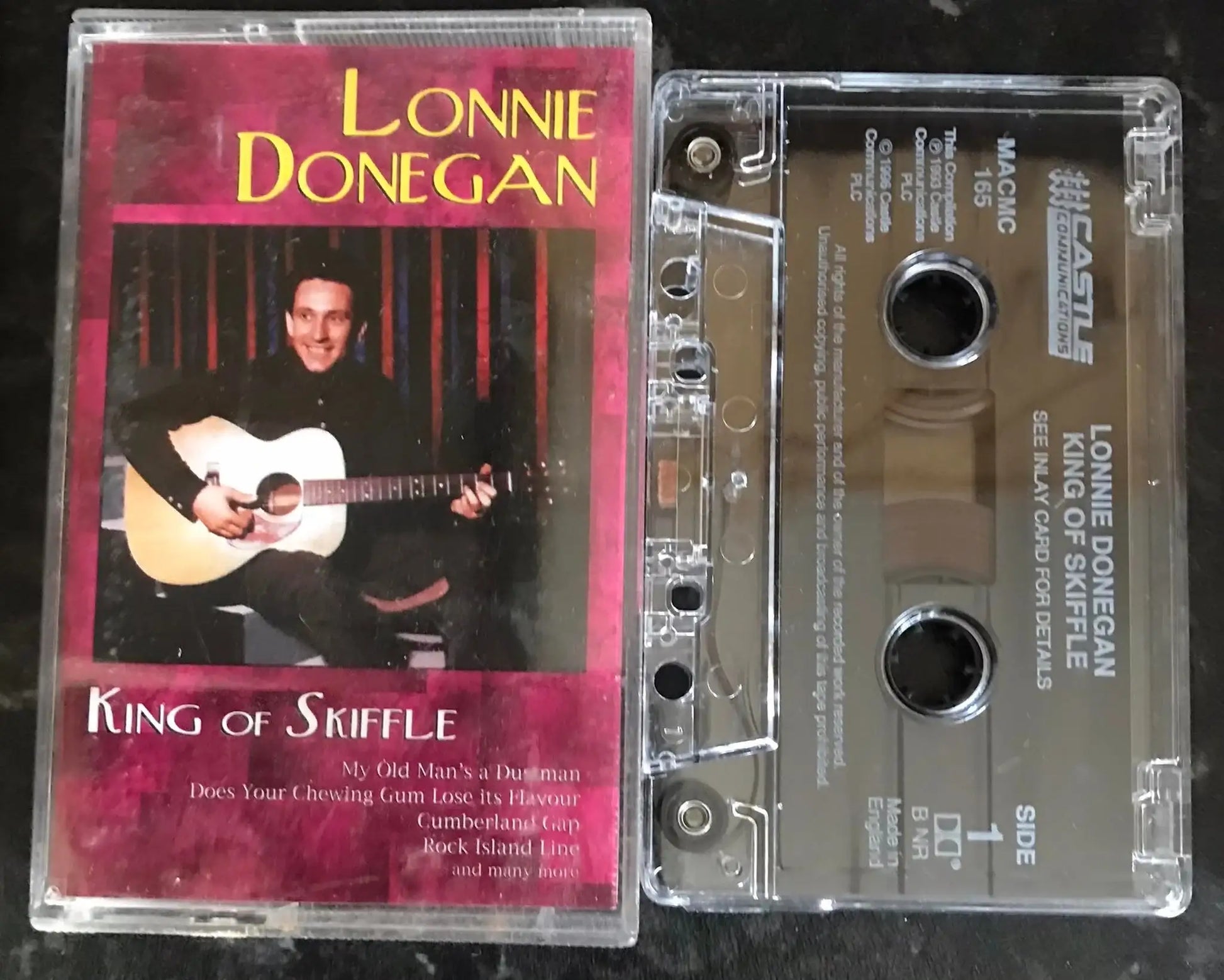 Lonnie Donegan, King of Skiffle Album, Castle Communications, MACMC 165 Magretro