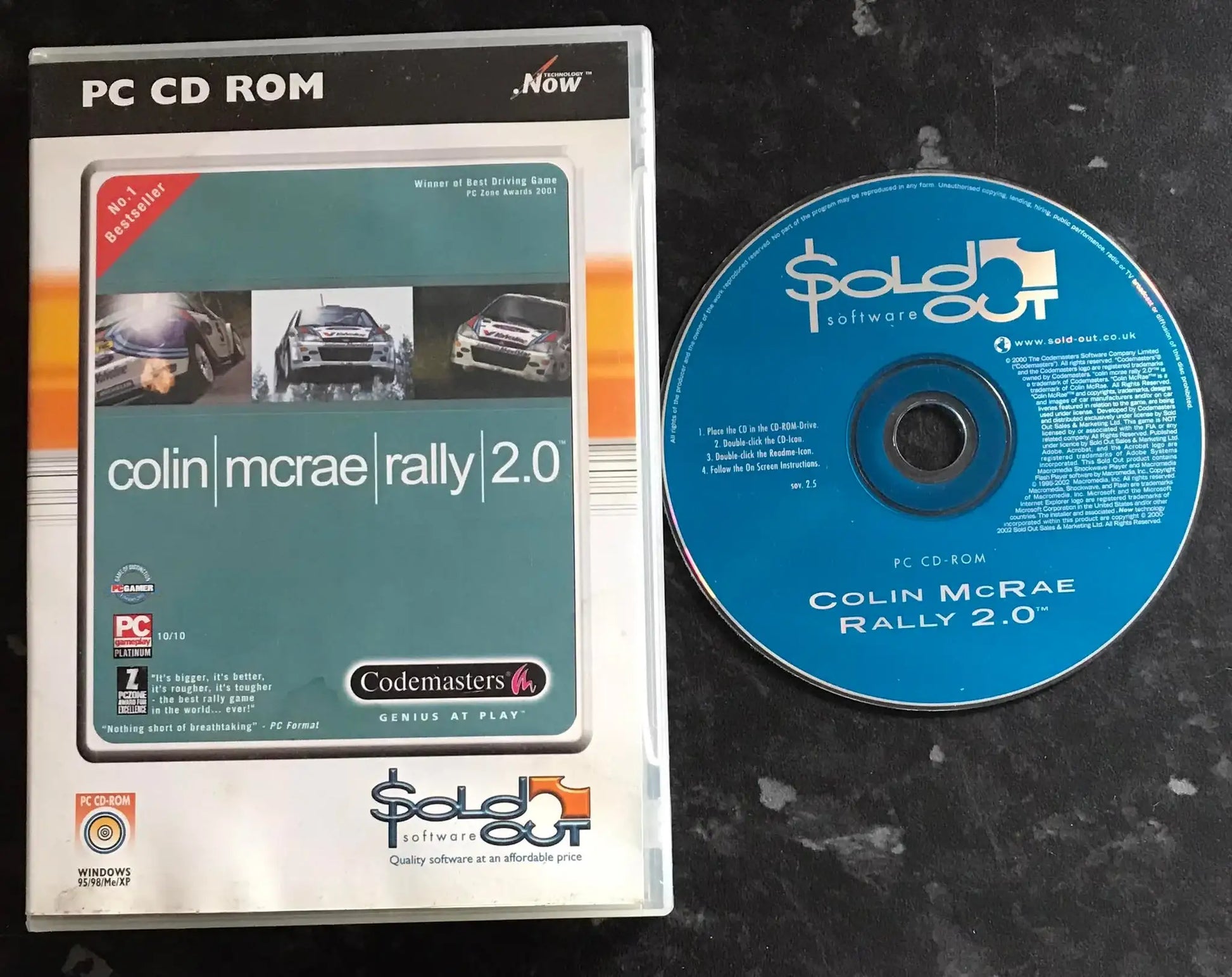 Colin McRae Rally 2.0, UK, Pal, PC Game Magretro