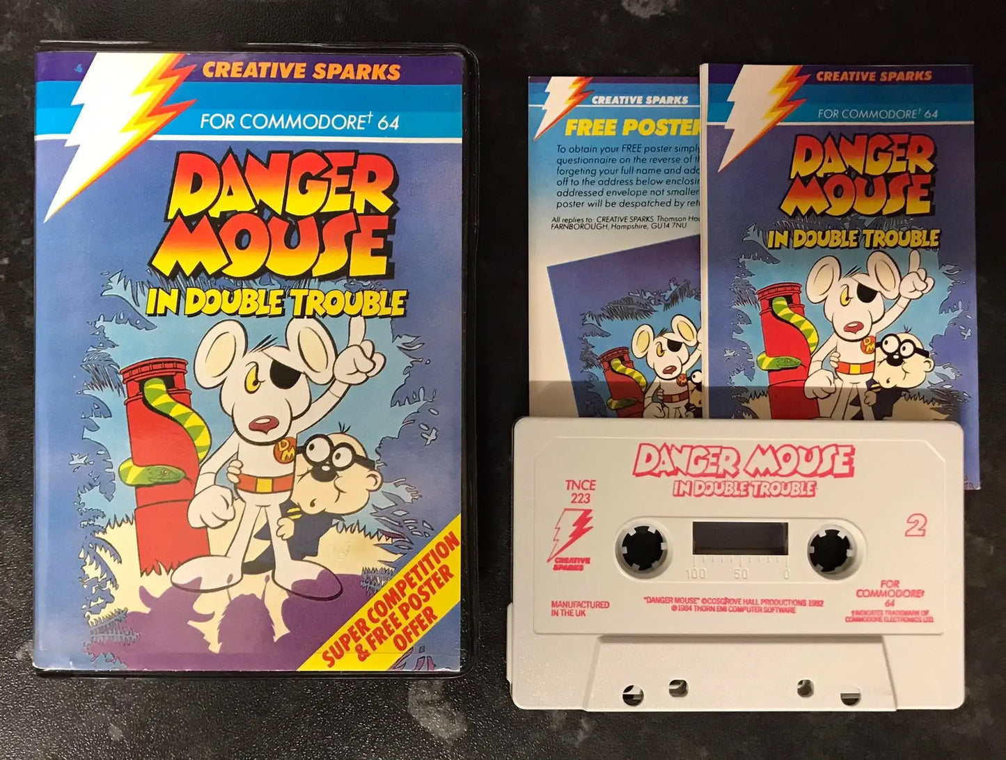 Danger Mouse in Double Trouble, C64 game by Creative Sparks Magretro