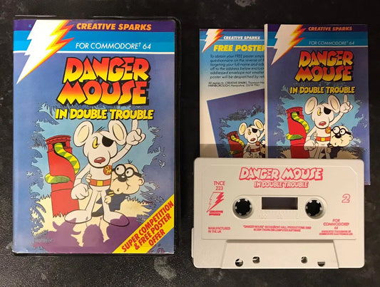 Danger Mouse in Double Trouble, C64 game by Creative Sparks Magretro