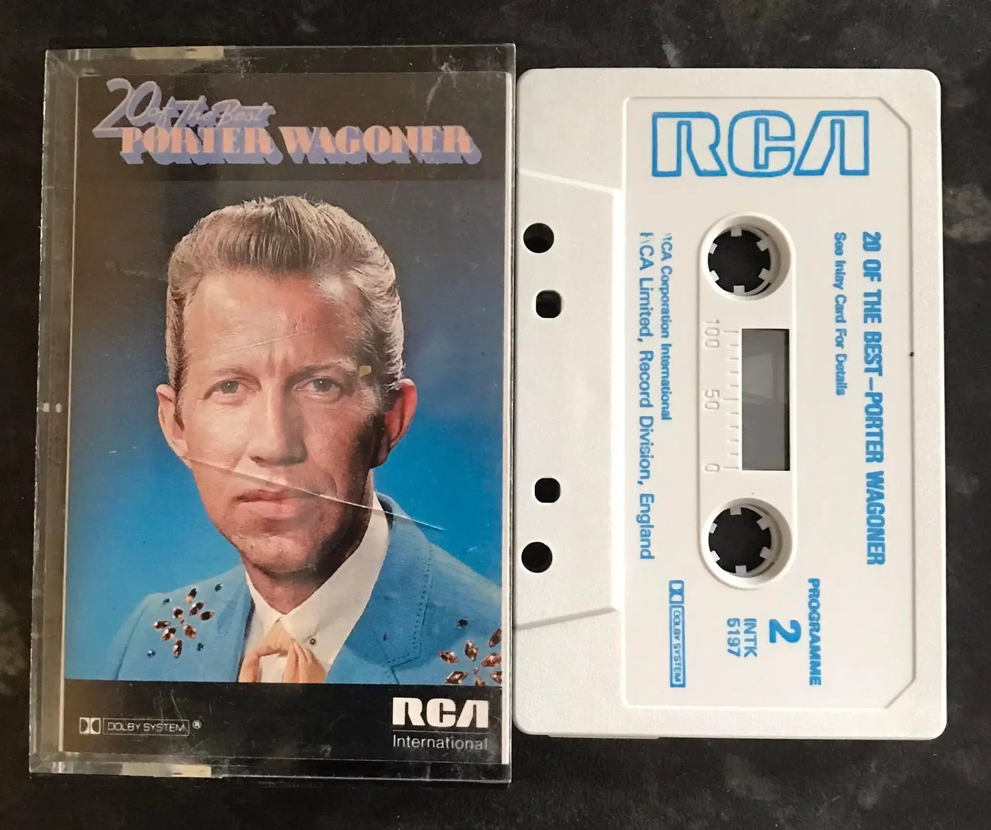 Porter Wagoner, 20 of the best Album, RCA, INTK 5197, Vintage Cassette Magretro