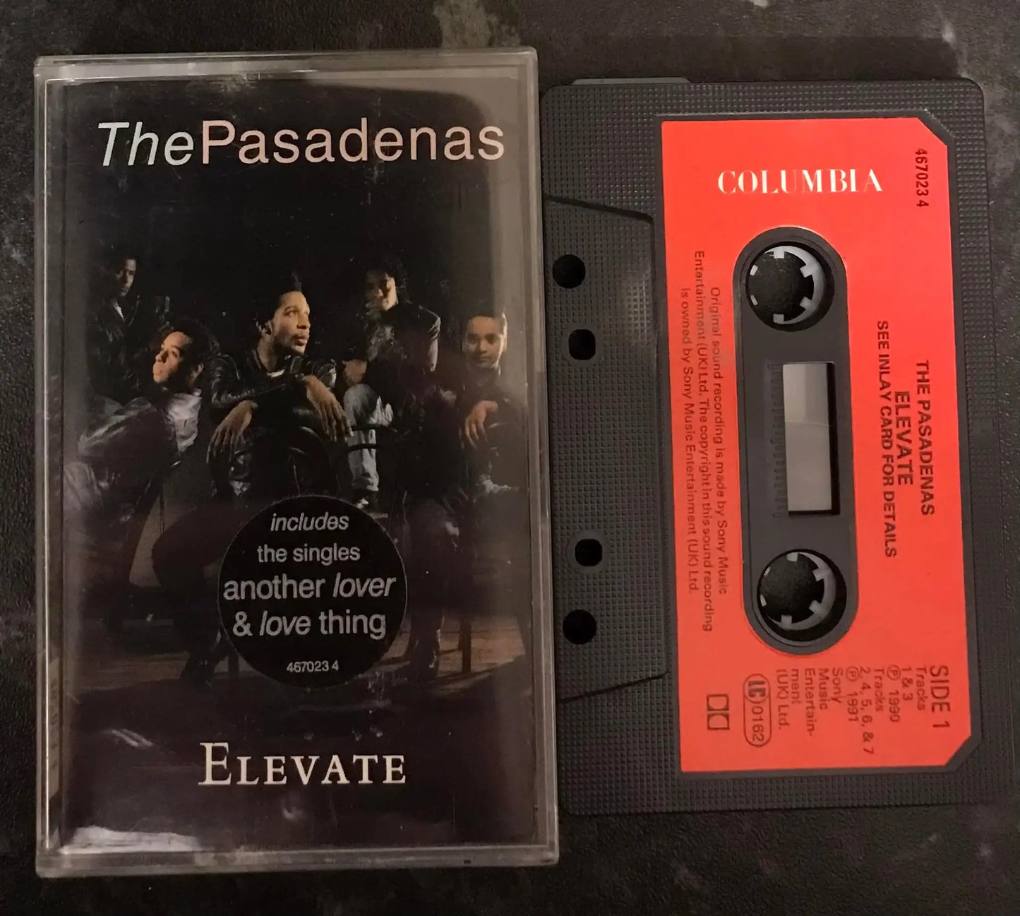 The Pasadenas, Elevate Album, CBS/Sony, 467023 4, Vintage Cassette Magretro