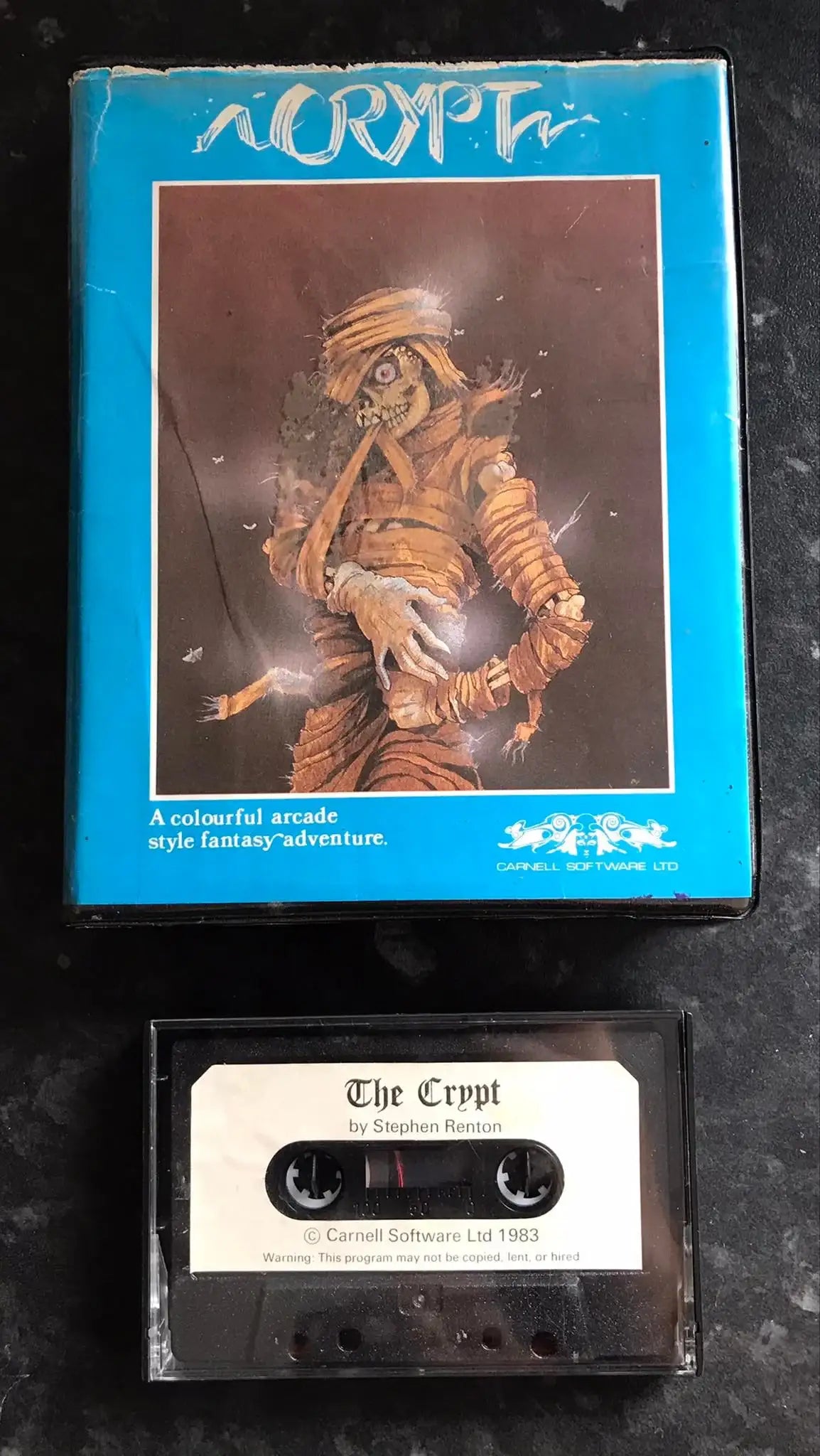 The Crypt, ZX Spectrum, by Carnell Software, Working Magretro