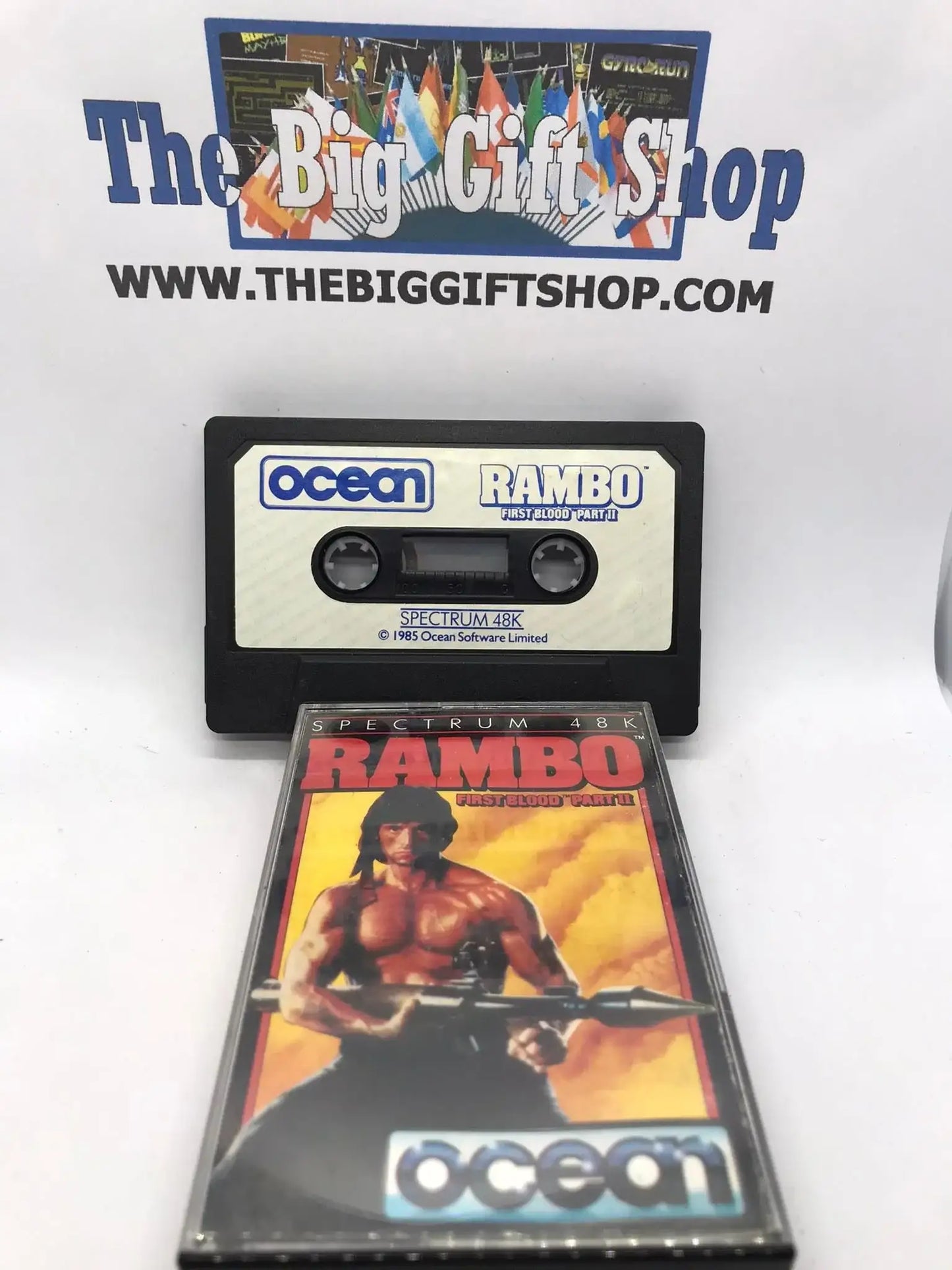 Rambo, ZX Spectrum (first blood part II) by Ocean Software Magretro