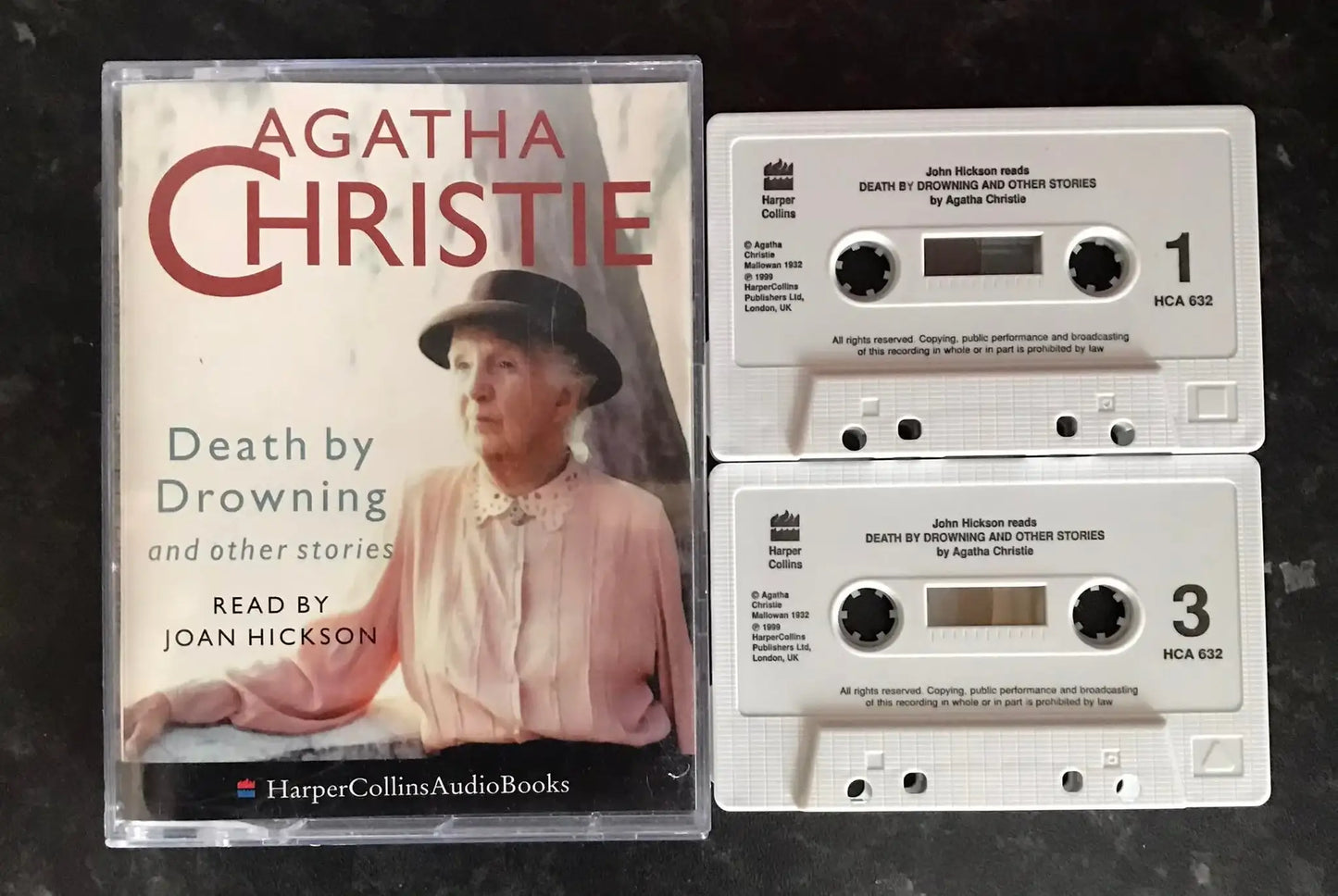 Death By Drowning, Agatha Christie, HarperCollins Audio Books, HCA 632 Magretro