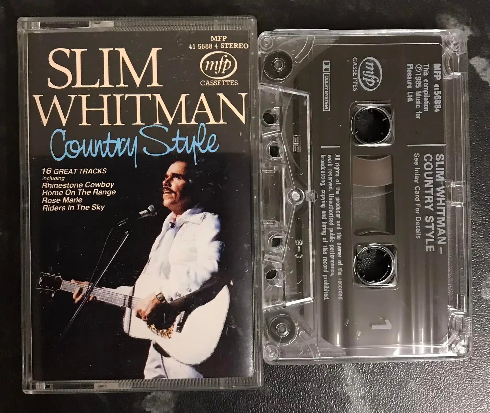 Slim Whitman Country Style Album, mfp 41 5668 4, Vintage Cassette Magretro