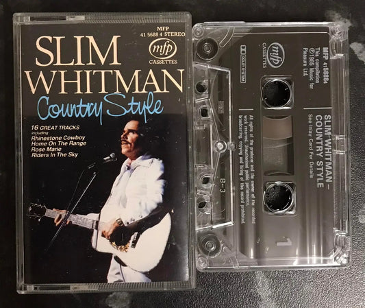 Slim Whitman Country Style Album, mfp 41 5668 4, Vintage Cassette Magretro