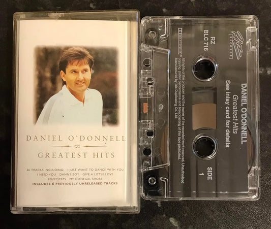 Daniel O'Donnell Greatest Hits Album, Ritz Records, RZ BLC 716, Vintage Cassette Magretro