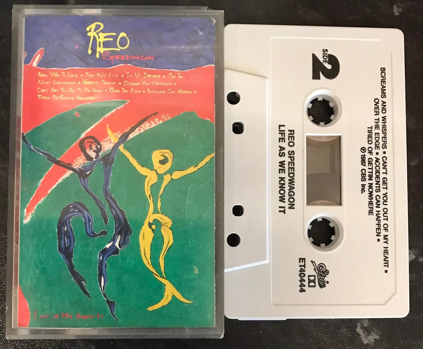 REO Speedwagon, Life As We Know It Album, Epic, FET 40444, Vintage Cassette Magretro