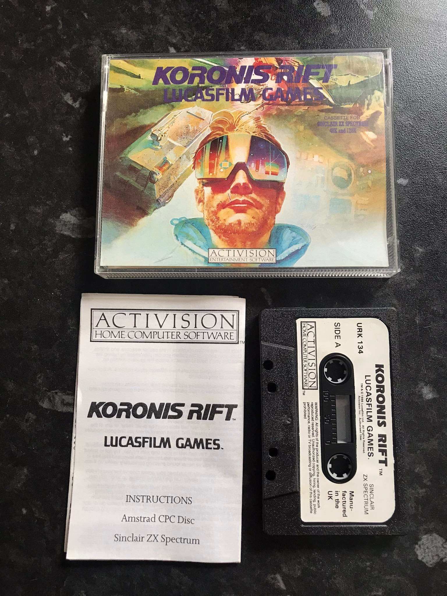 Koronis Rift (ULTRA RARE), ZX Spectrum by Activision, Working Magretro