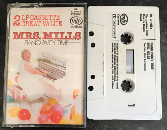 Piano Party Time Album, Mrs. Mills, 2LP, Music For Pleasure, 41 1058 9 Magretro