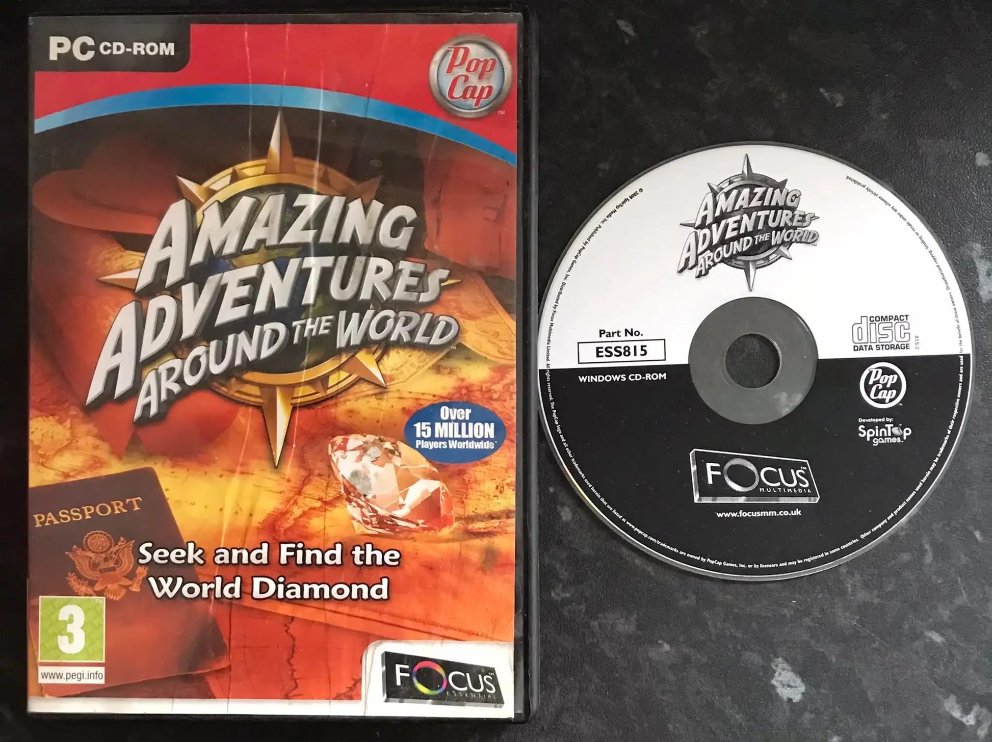 Amazing Adventures, Around The World, UK, Pal, PC Game Magretro