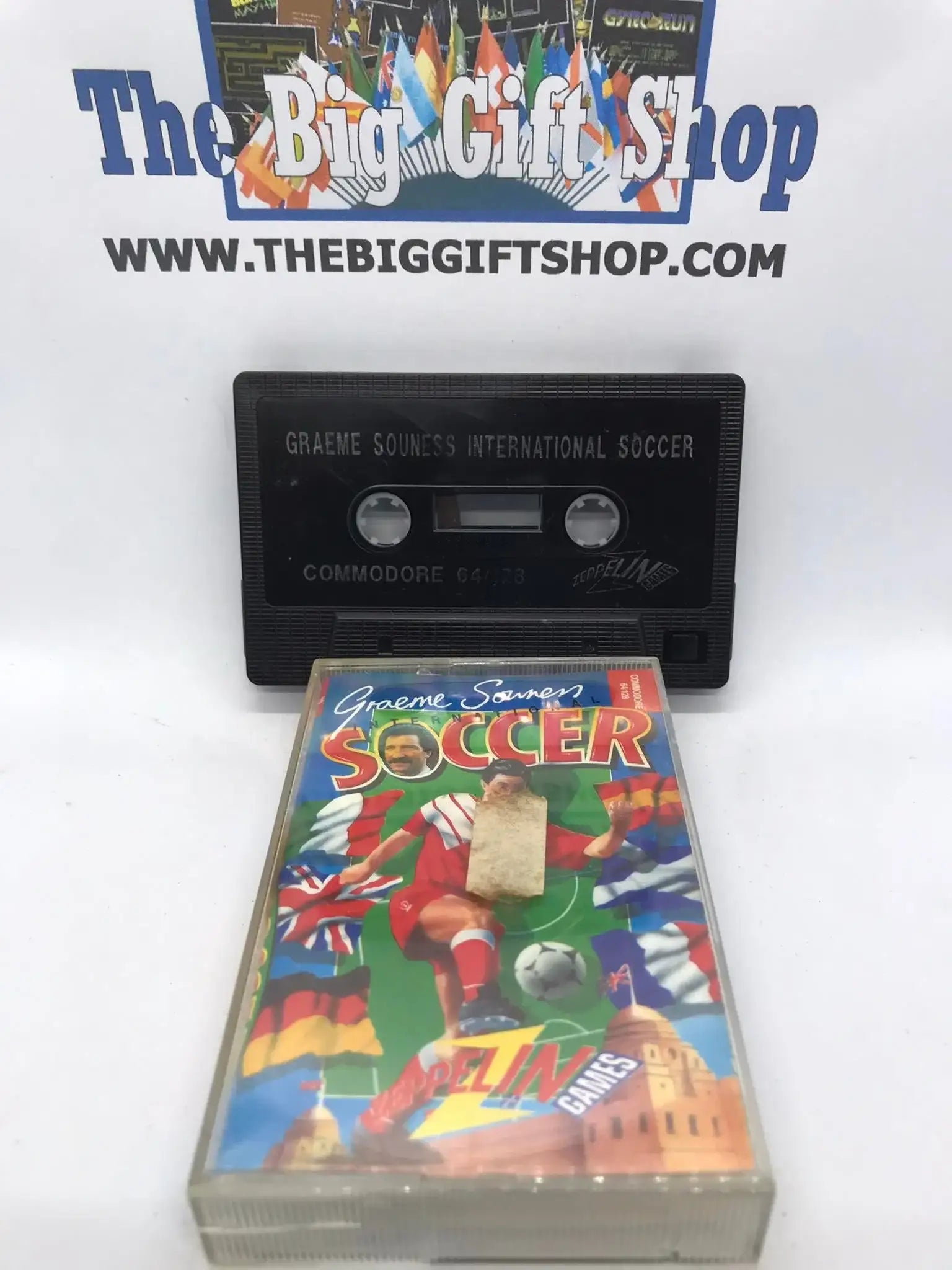 Graeme Souness International Soccer, C64, by Zeppelin, RARE, WORKING Magretro