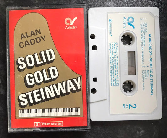 Solid Gold Steinway Album, Alan Caddy, Artistry Label, AR 651, Vintage Cassette Magretro