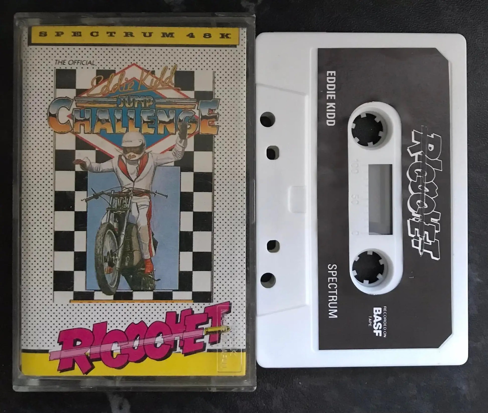 Eddie Kidd Jump Challenge by Ricochet, ZX Spectrum Game, Working Magretro