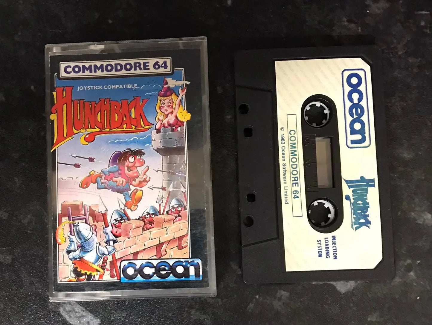 Hunchback, C64 Game, by Ocean, RARE, WORKING Magretro