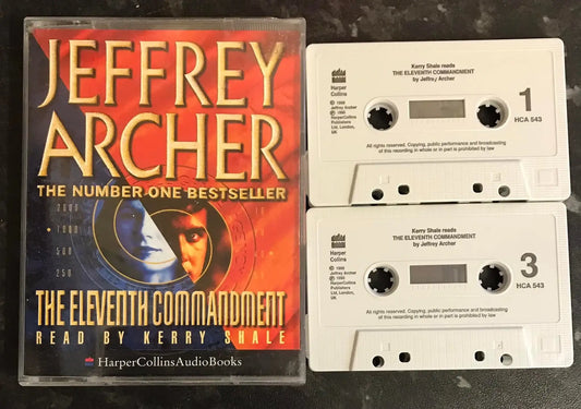 The Eleventh Commandment Audiobook, Jeffrey Archer, HCA 543 Magretro