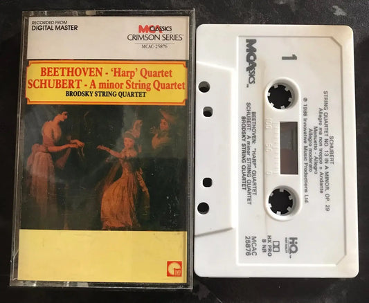 Beethoven Harp Quartet, Schubert A minor String Quartet, MCAC 25876 Magretro