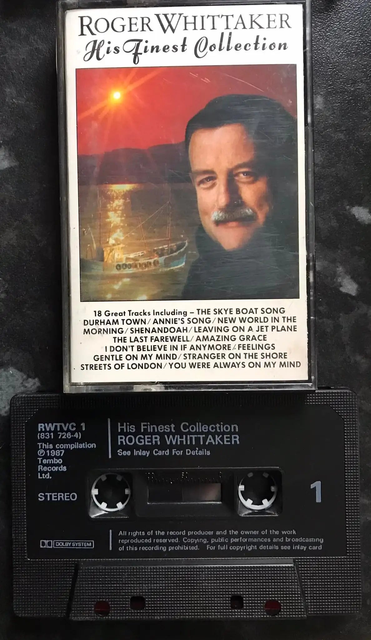 Roger Whittaker, His Finest Collection Album, Tembo Records RWTVC 1 Magretro