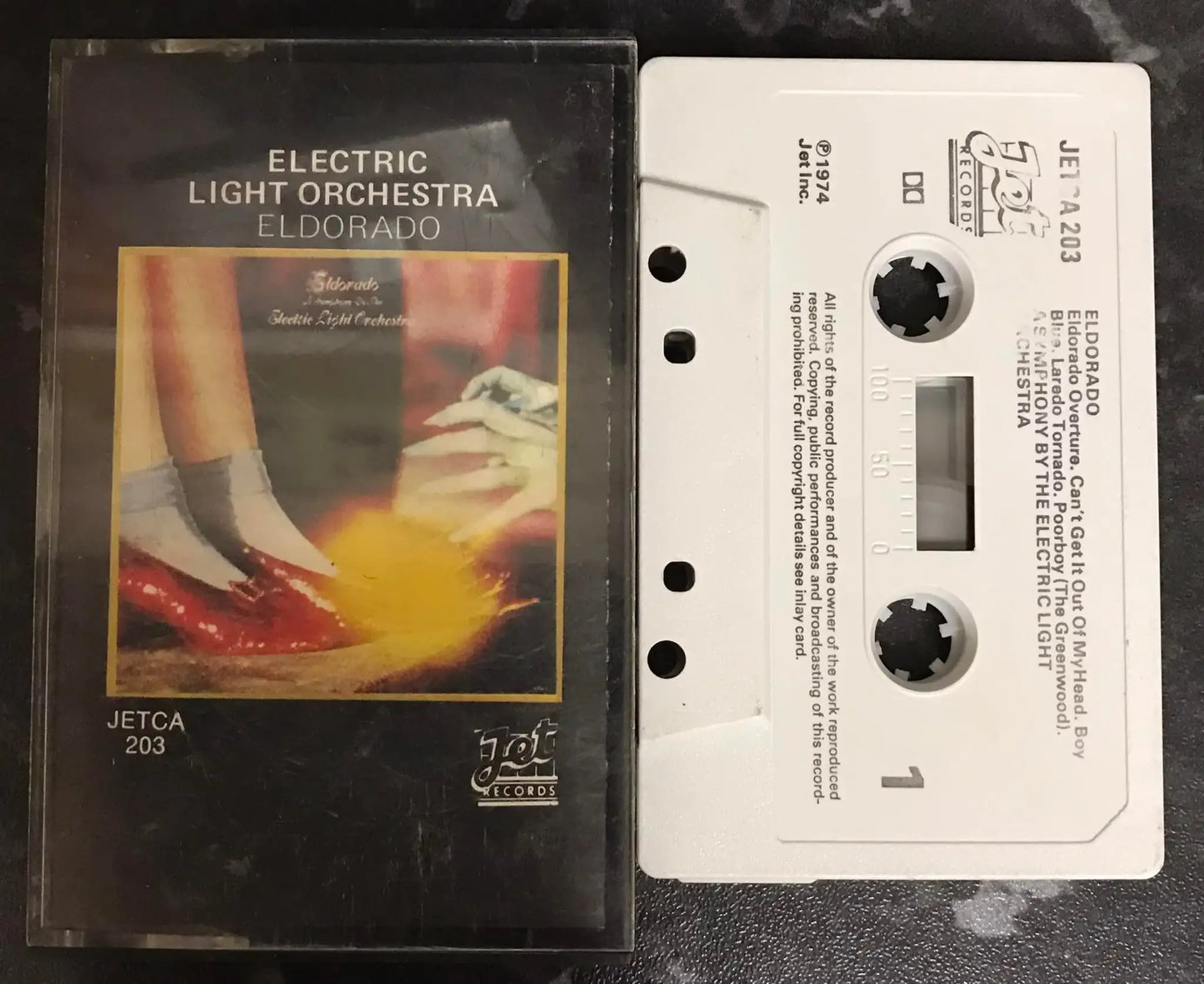 Electric Light Orchestra, Eldorado Album, RARE, Jet Records, JETCA 203 Magretro
