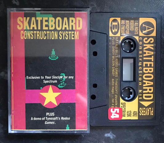 Your Sinclair, Issue 54, Skateboard Construction System, ZX Spectrum Game Magretro