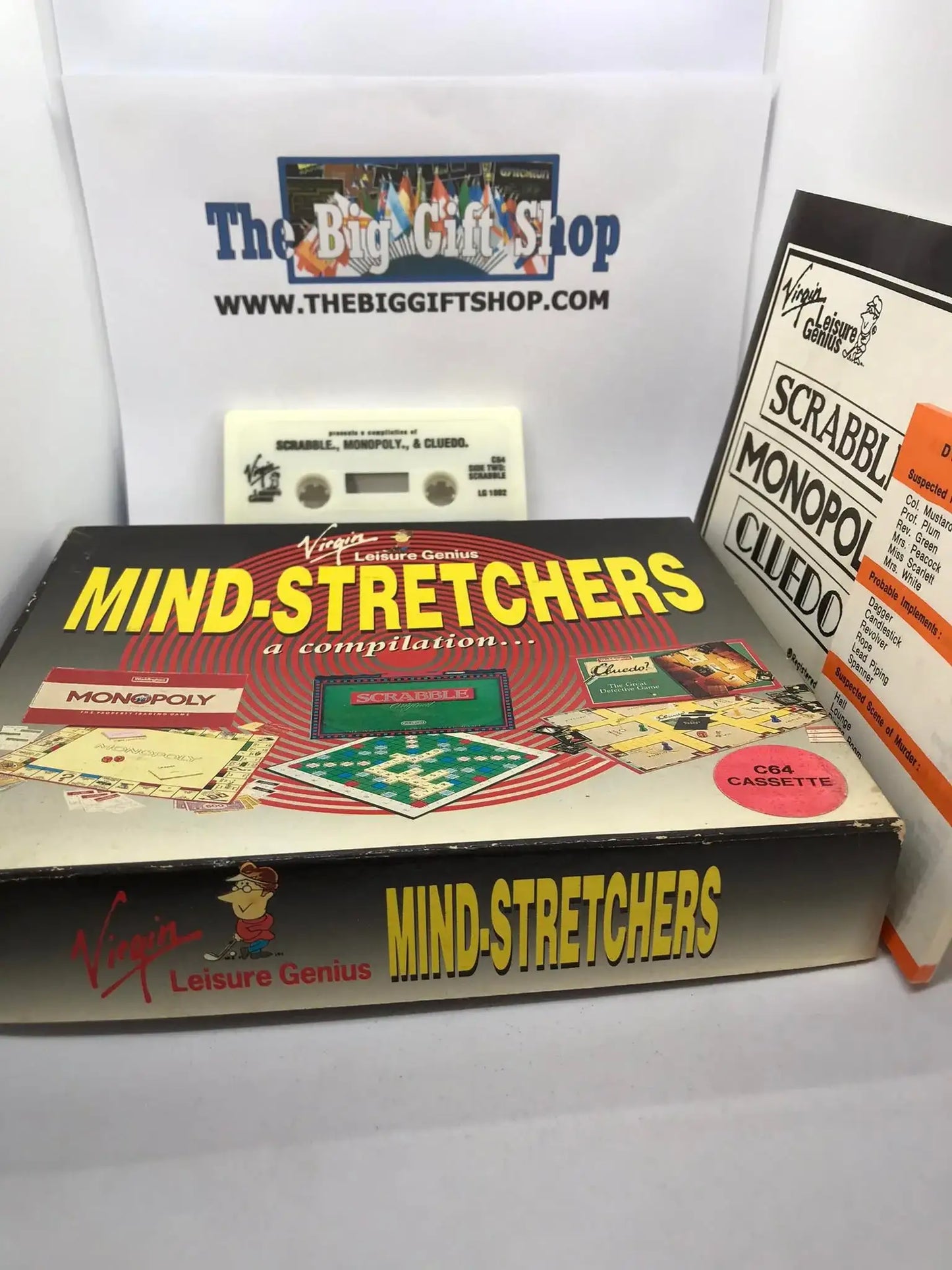 Mind Stretchers Compilation, C64 Game, by Leisure Genius, WORKING Magretro