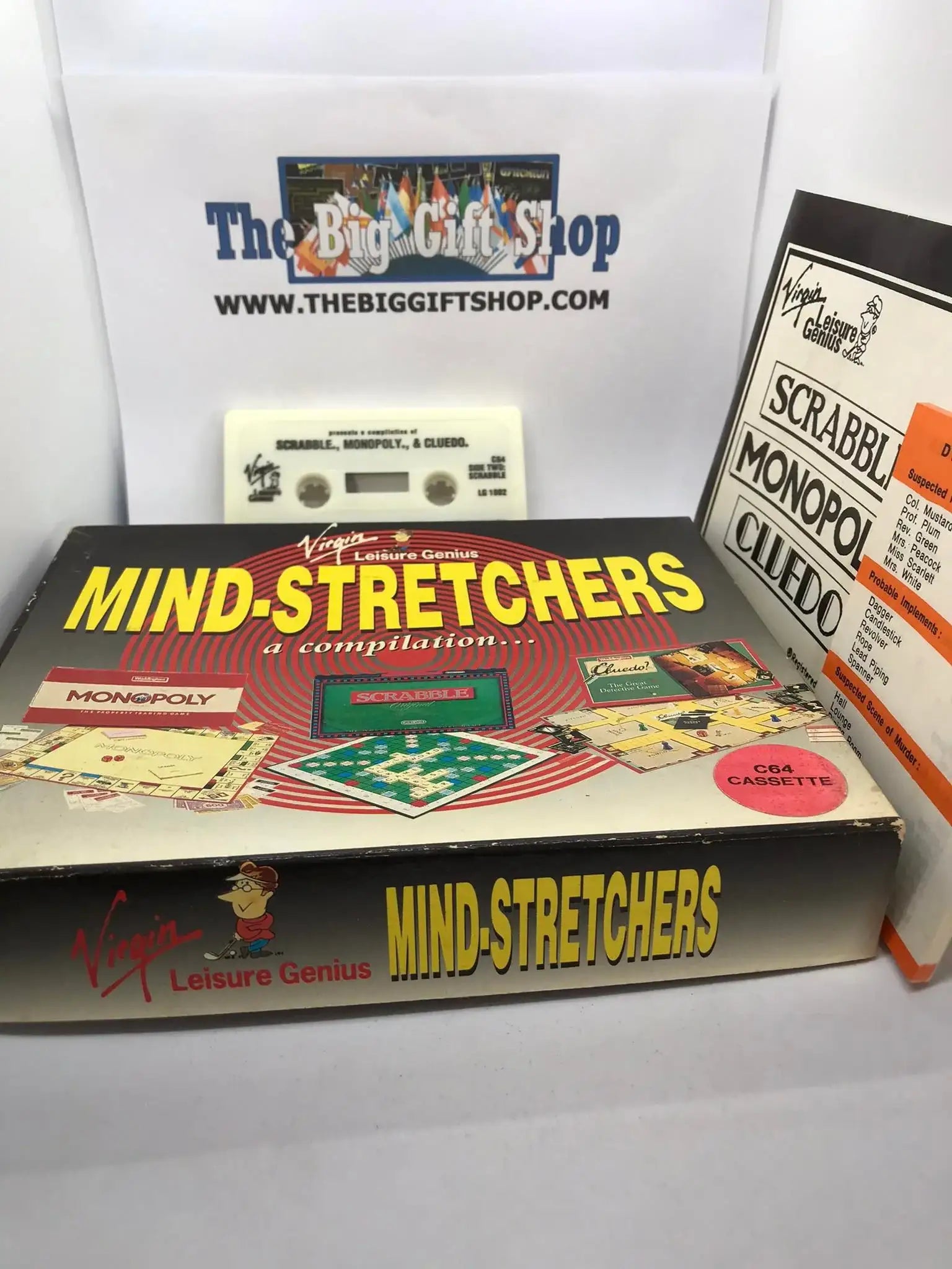 Mind Stretchers Compilation, C64 Game, by Leisure Genius, WORKING Magretro