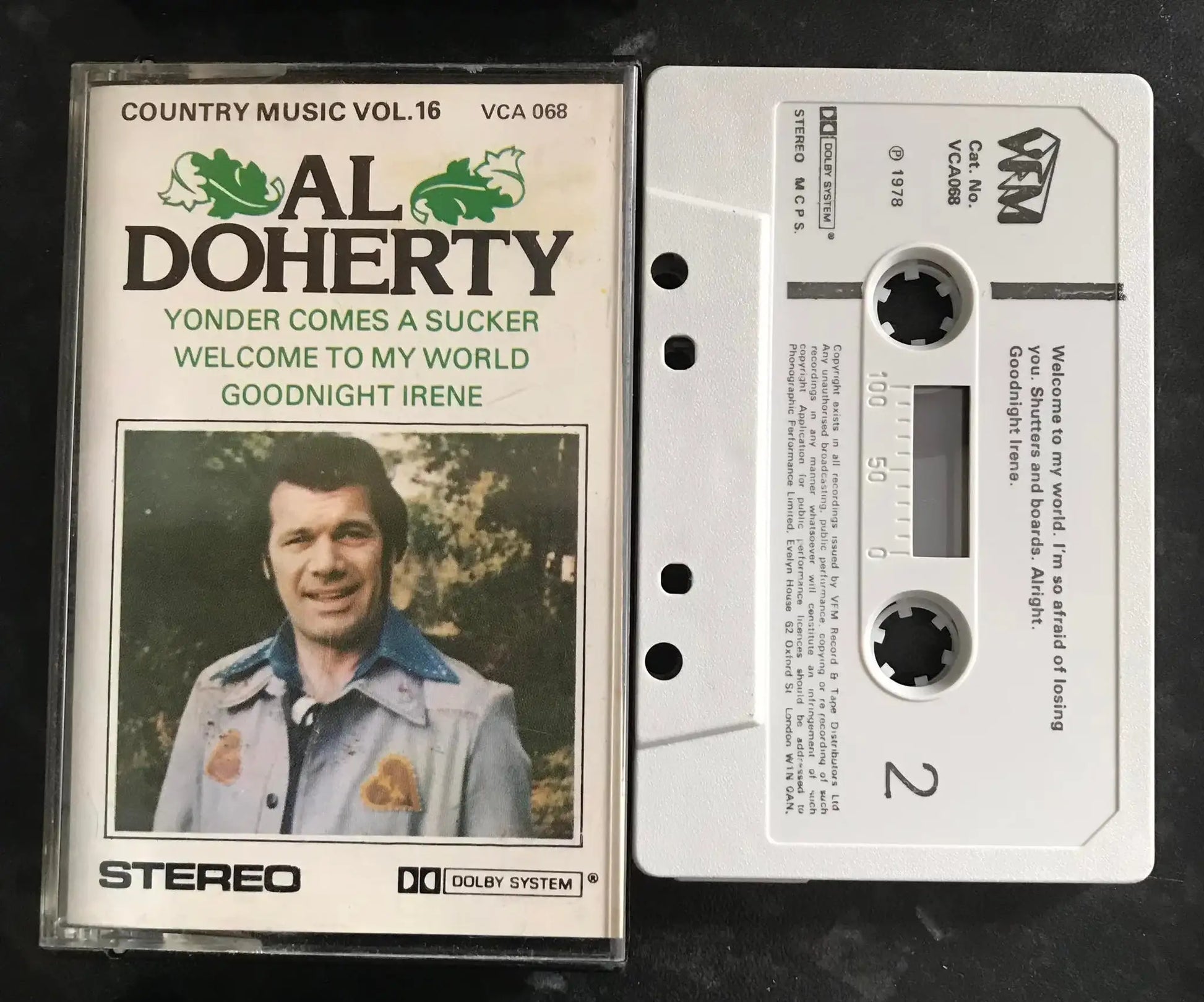 Al Doherty, Country Music Vol 16, VFM, VCA 068, Vintage Cassette Magretro