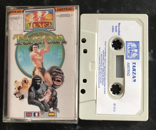 Tarzan, React, Amstrad 464 Game Magretro