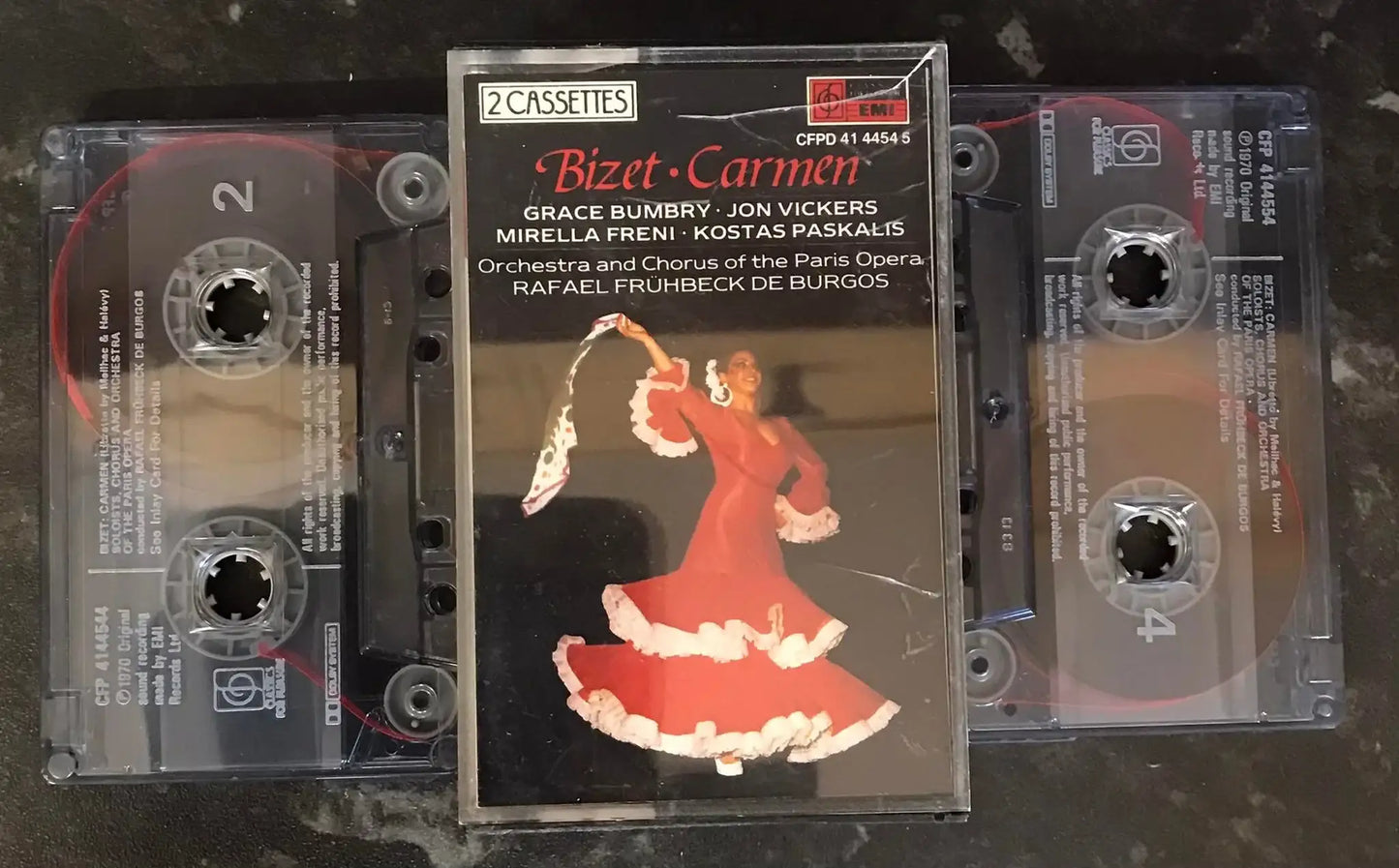 Bizet, Carmen, Double Cassette, Vintage Cassette Magretro