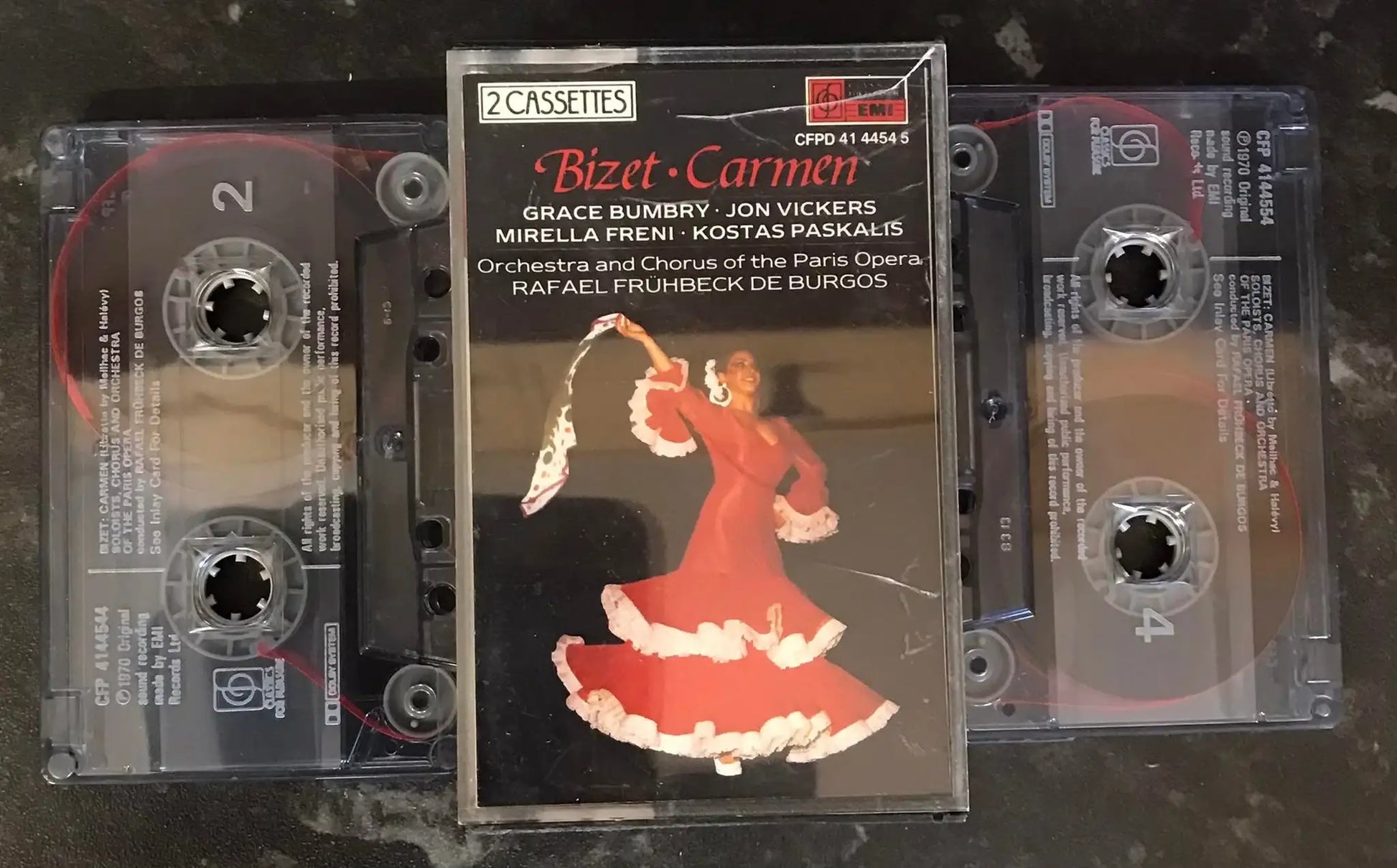 Bizet, Carmen, Double Cassette, Vintage Cassette Magretro