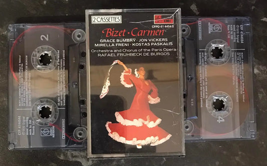 Bizet, Carmen, Double Cassette, Vintage Cassette Magretro