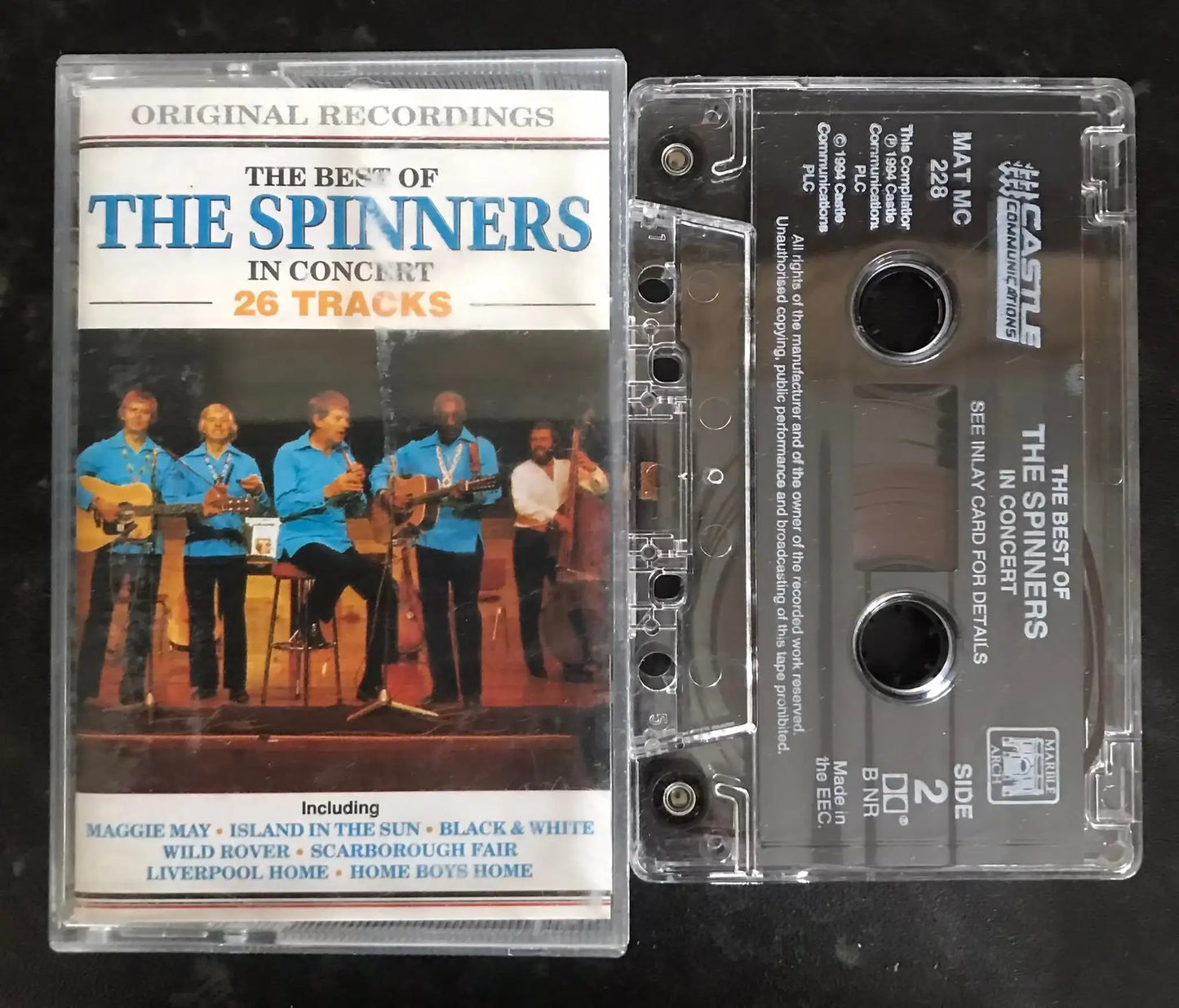 The Best of The Spinners In Concert Album, Castle Communicationsm MAT MC 228 Magretro
