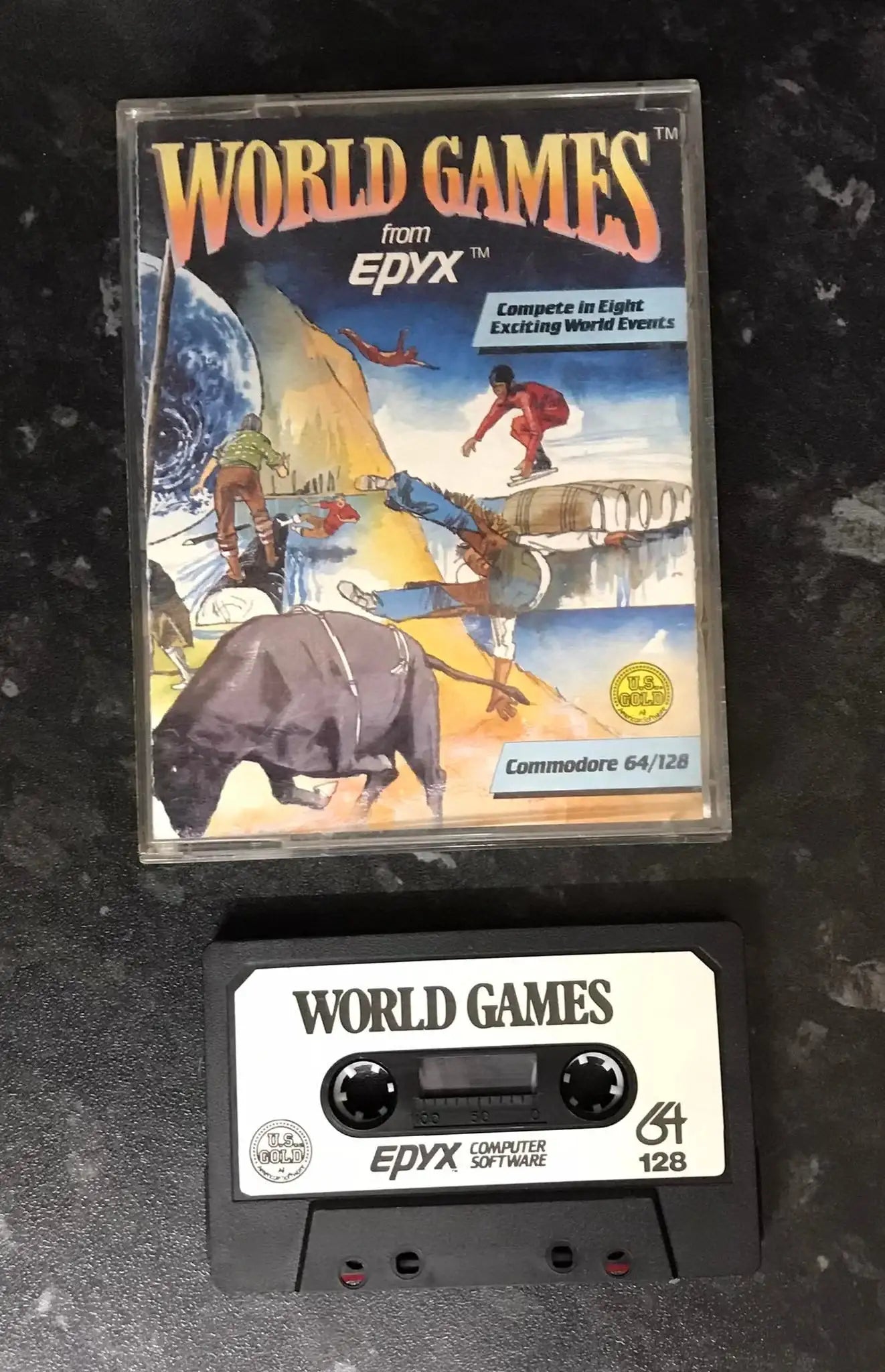 World Games, C64, by US Gold / Epyx, WORKING Magretro