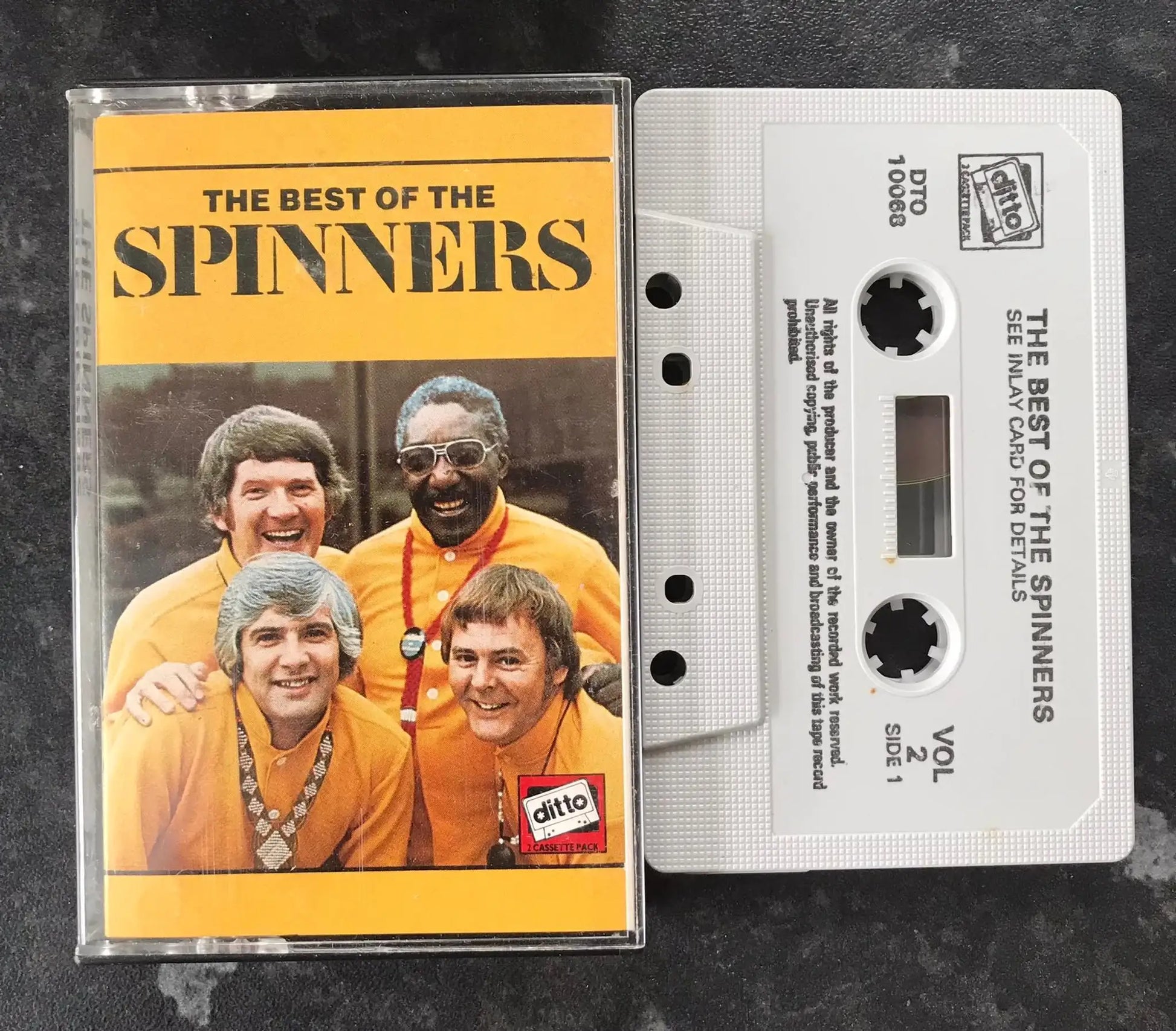 The Best Of The Spinners Volume 2, DITTO, DTO 10068, Vintage Cassette Magretro