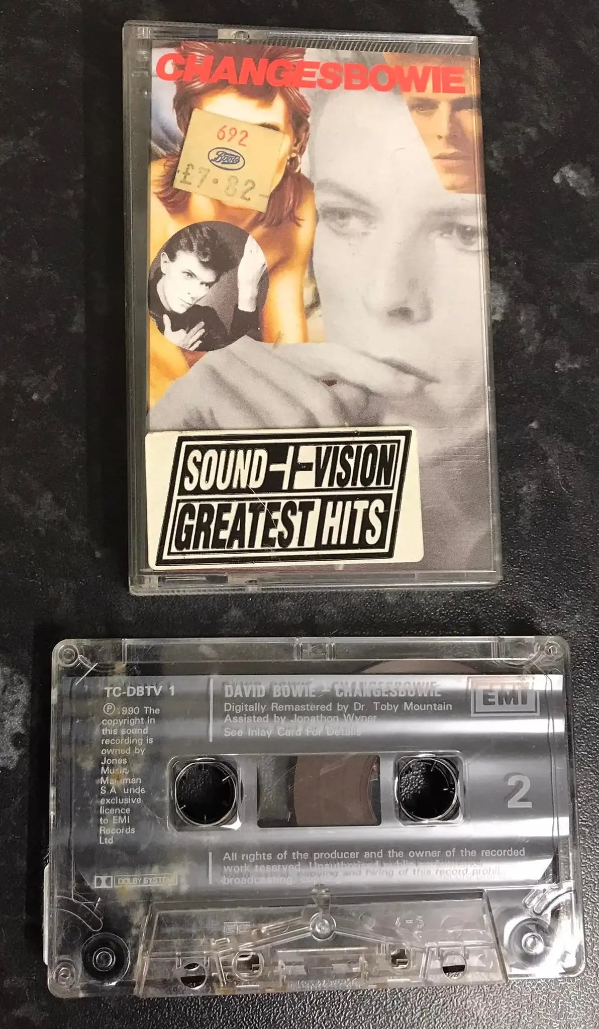 David Bowie, Changesbowie Album, EMI, TC-DBTV 1, Vintage Cassette Magretro