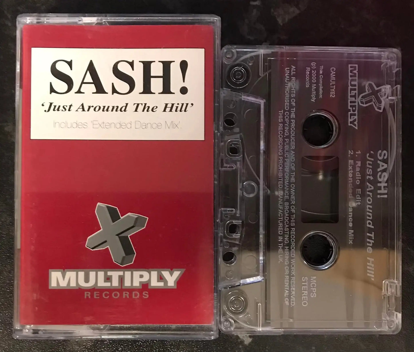 Sash, Just Around The Hill Single, Multiply Records, CAMULTY 62 Magretro