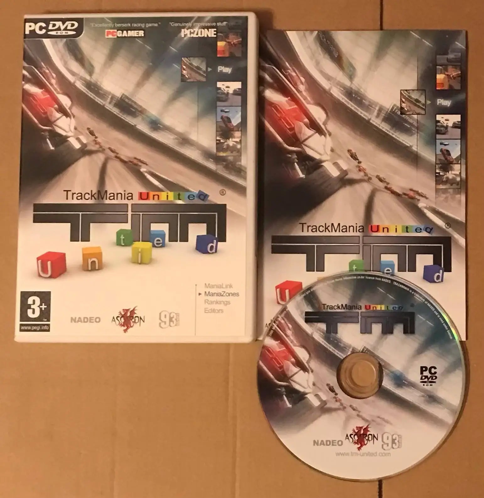 Trackmania United - PC GAME DVD rom Magretro